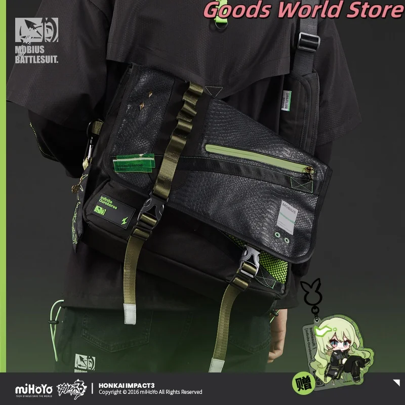 

In stock Mobius bag backpack Original Merch Honkai Impact Mobius Cosplay Costume Anime Game commute Student Bag Halloween Gift