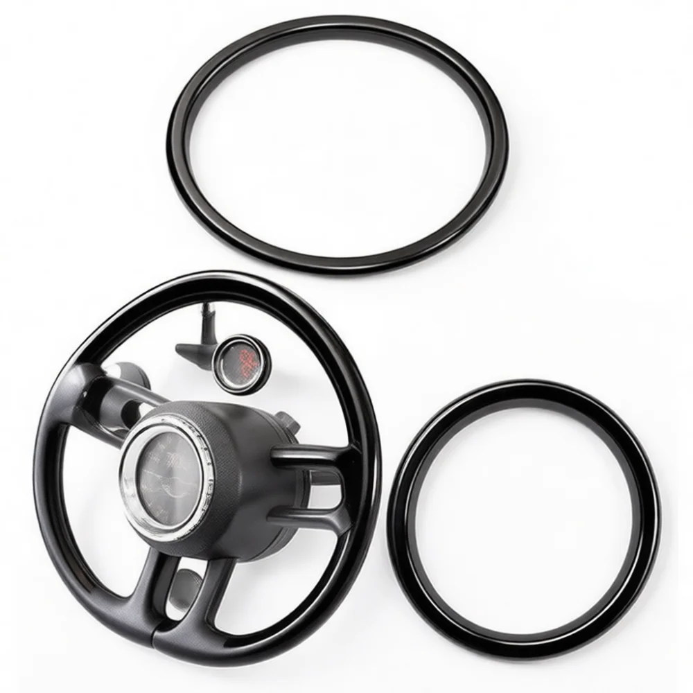 Car Interior Steering Wheel Circle Trim For Mini F54 F55 F56 F57 F60 Aluminum Alloy Personalized Upgrade Styling