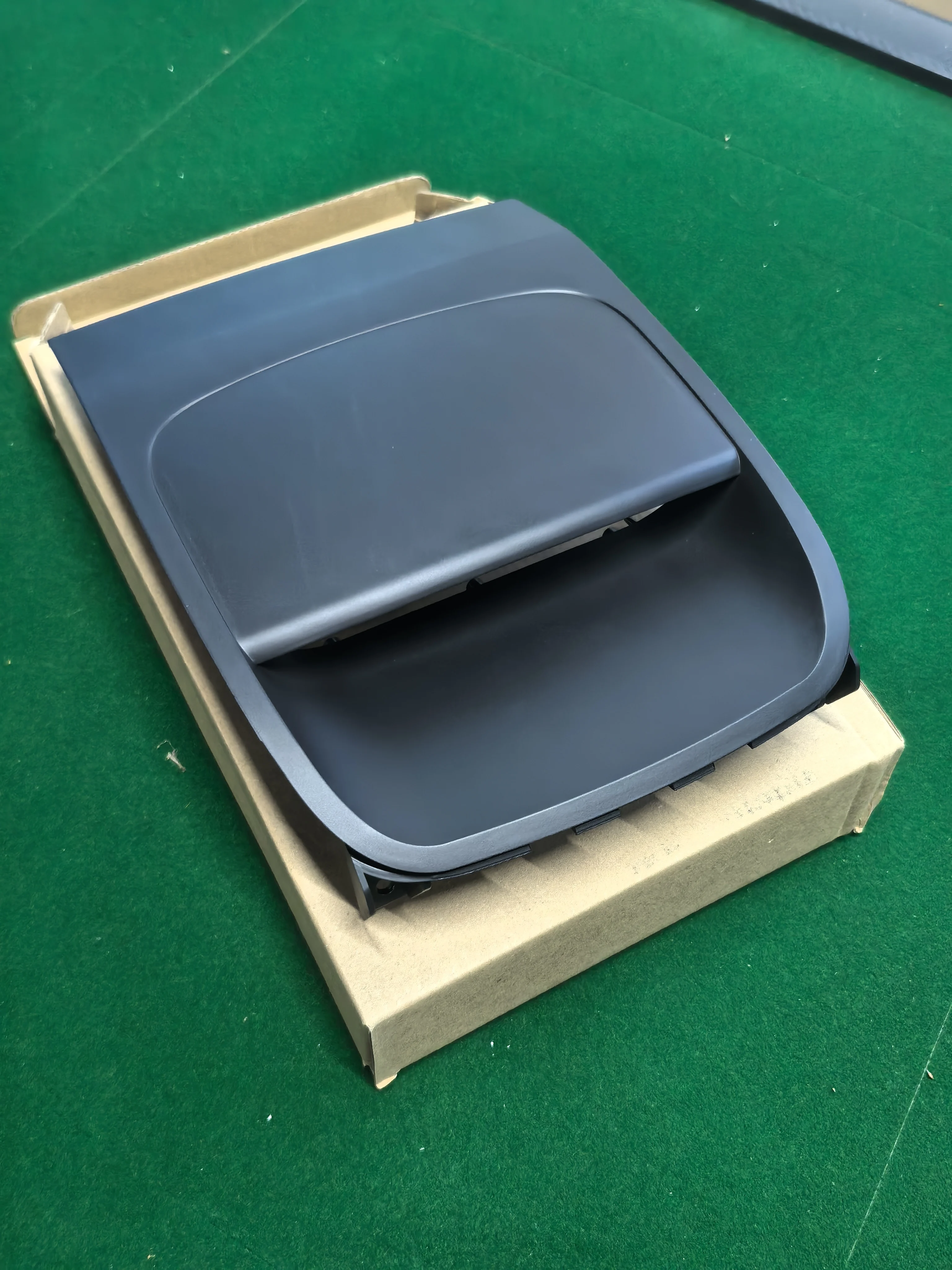 Liuquan لغطاء الساعة الإلكترونية لكيا فورتي، لوحة تزيين لوحة القيادة السوداء #1