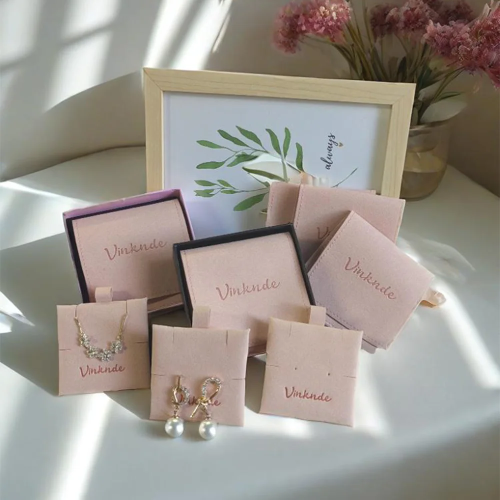 

Personalized Microfiber Velvet Gift Bags Jewelry Presents Pouch Christmas Wedding Favors For Guest Necklace Earring Ring Package