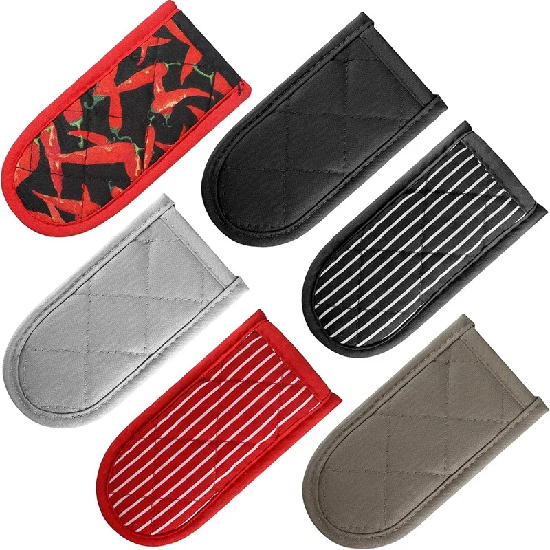 2Pcs Pan Handle Sleeves, Heat-Resistant Skillet Oven Mitts, Hot Handle Covers for Kitchen BBQ