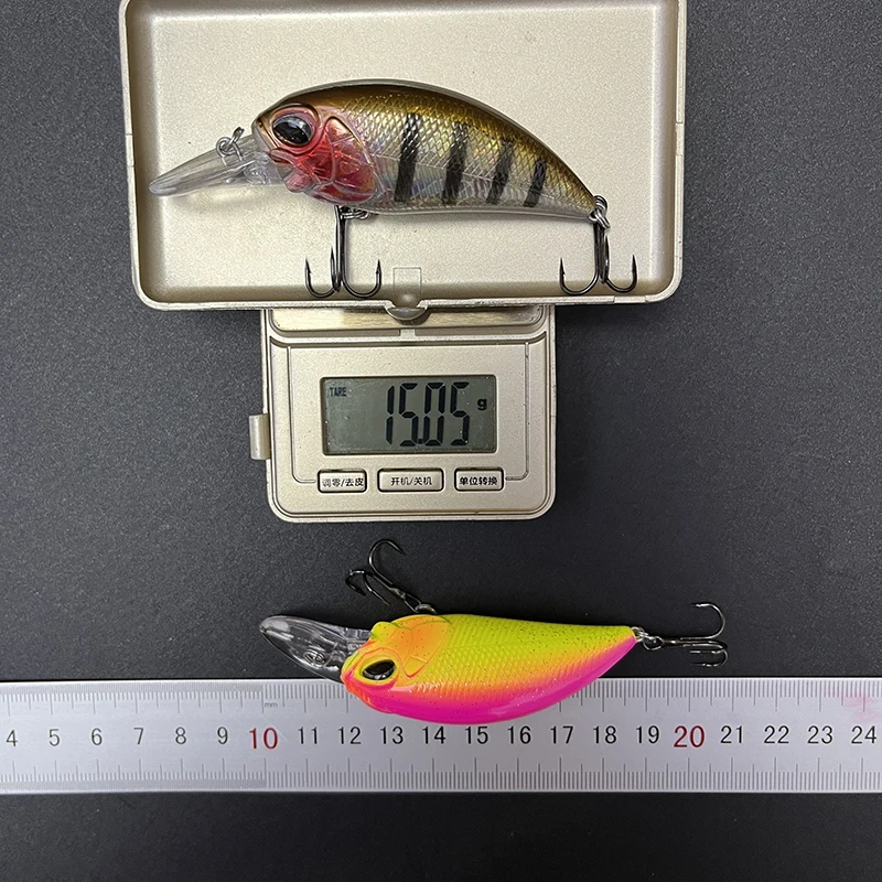 Floating Crankbaits 15g 70mm Fishing Lure Artificial Hard Bait Long Casting Wobbler Professional Shallow-water Minnow Equipment