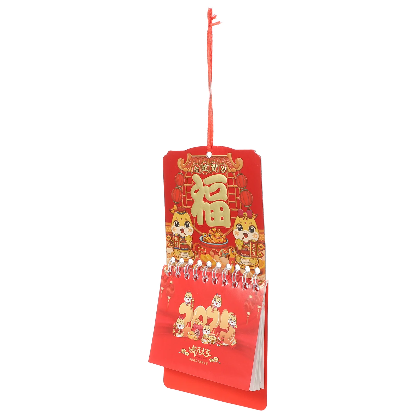 

Tag Calendar Annual Wall Chinese Calendars Monthly Tear off Daily Hanging Zodiac Snake