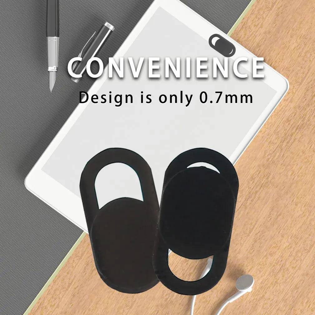 3PCS/6PCS Lens Cover Shutter Magnet Slider Sticker Laptop Pc Mobile Phone Camera Lens Sticker Universal Practical Len Sticker