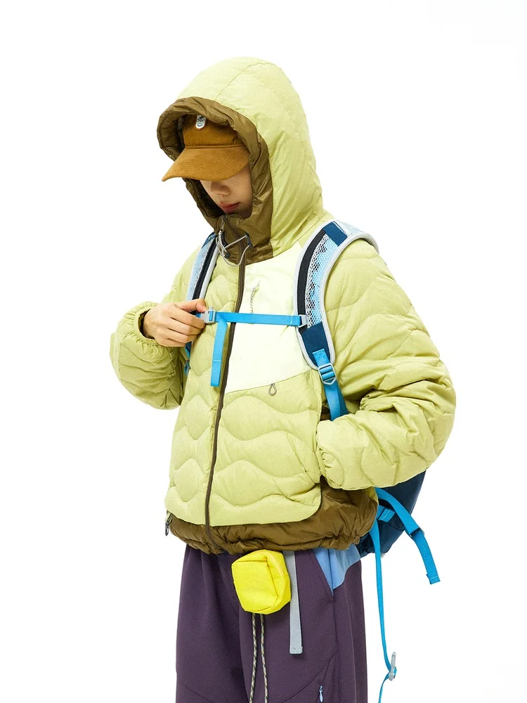 

Женская зимняя пуховая куртка с капюшоном, легкая утепленная куртка для активного отдыха, одежда для альпинизма Adventure2025, женская, с длинными рукавами