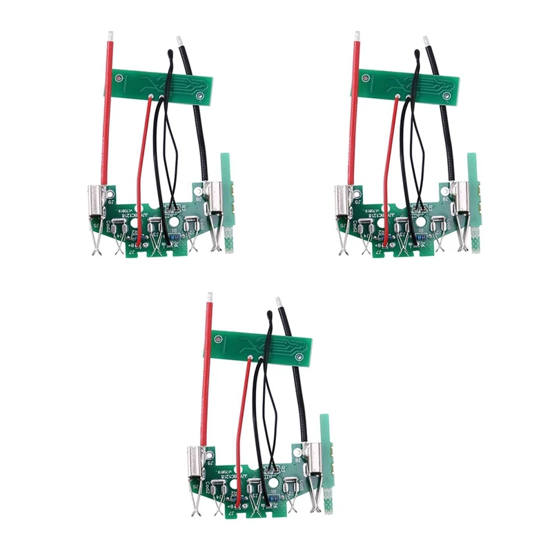 3Pcs BAT610 18V batteria agli ioni di litio PCB circuito di protezione della ricarica per batteria agli ioni di litio bosch 18V