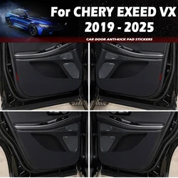 For CHERY EXEED VX 2019 - 2024 2025 Car Door Anti Kick Pad Auto Glove Box Under Dashboard Side Edge Anti-Collision Sticker Decor