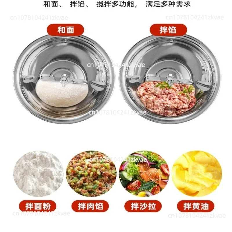 Household Noodle Mixing Machine Live Dough Kneading Machine Small 5  Kg Automatic Dough Mixing Machine