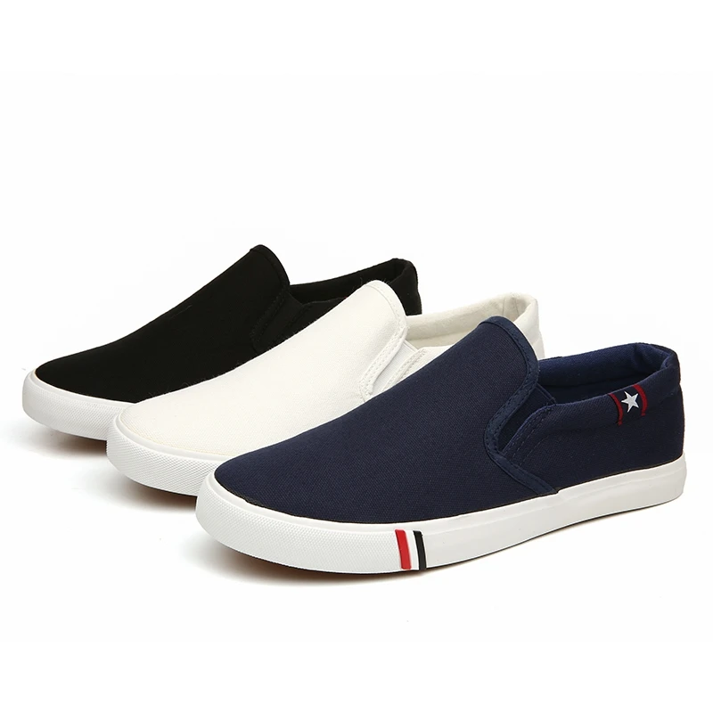 Men Casual Shoes Slip on Canvas Loafers Comfortable Walking Flats for Man Dude Non Slip Soft Moccasins Sneakers Summer