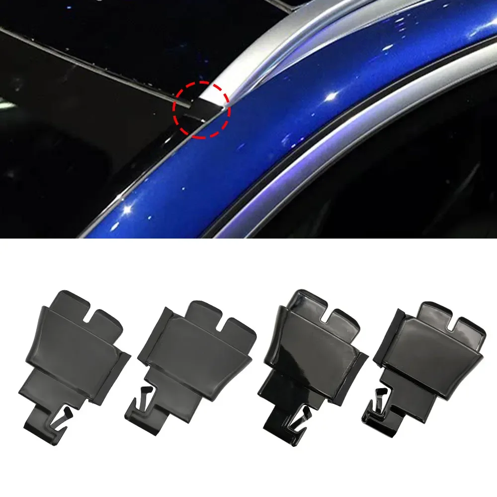 For Mercedes W253 Car Left Right Roof Rail Molding Trim Roof Running Water Cover Plate Plug For GLC Class GLC200 GLC220 GLC300 2