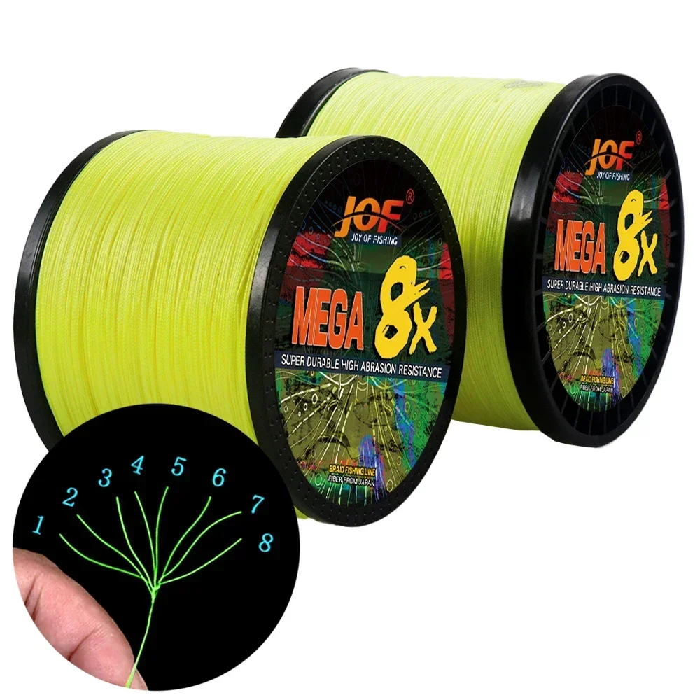 JOF4/8/16Strands 300M PE Braided Fishing Line X16 X8 X4 Japan Durable 10-200LB Multifilament Fishing Line Super Smooth Carp Wire