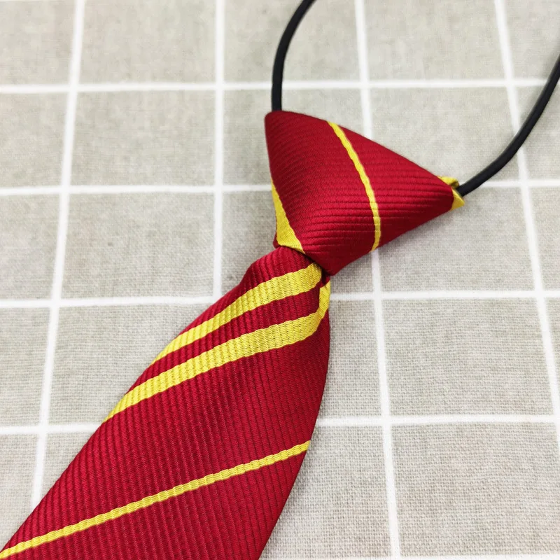 Wisarding Academy bambini Harris Stripe Tie Halloween Party Cosplay Magic School Costume accessori Prop