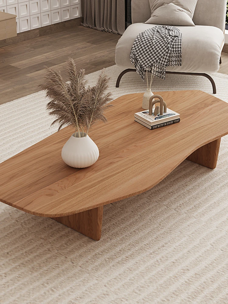 Rectangle Small Wooden Coffee Table Design Simple Modern Style Coffee Table Living Room Decoration  Tafel Home Furniture