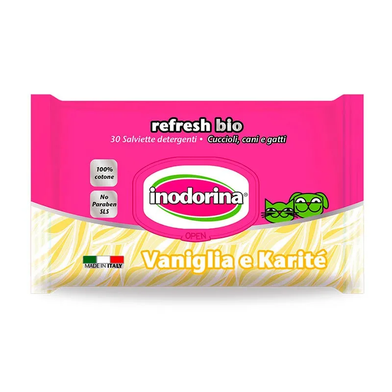 Toilet Wipes Refresh Bio 30 vanilla wipes