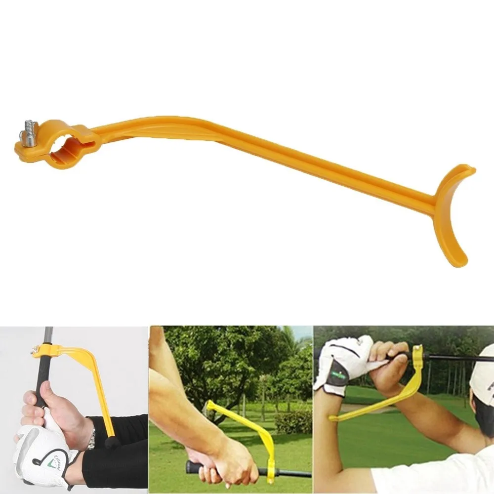 1pcs Golf Practice Swing Educational Trainer Arm Corrector Control Guide Gesture Alignment Training Wrist Correct Aid Plane Tool