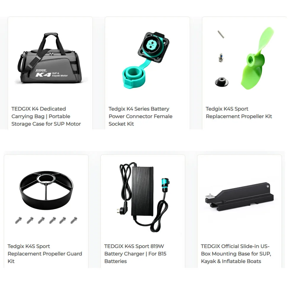 Tedgix K4C Cruise Electric Scooter K4S Sport Electric Scooter Accessories - Customizable Parts for Scooter Enthusiasts