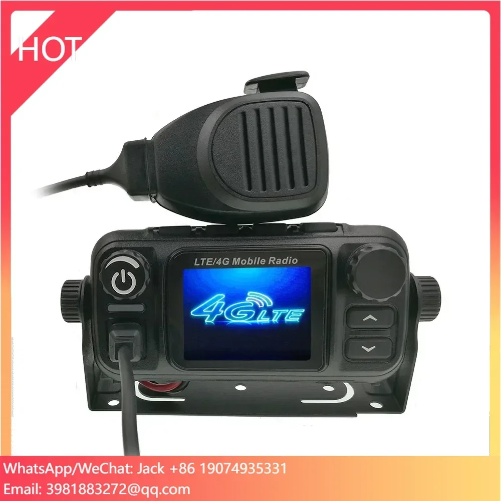 M-7700 Gps 4g Lte Network Radio Transceiver Car Radio Realptt Long Range 100km Mobile Phone Earpiece Walkie-talkie