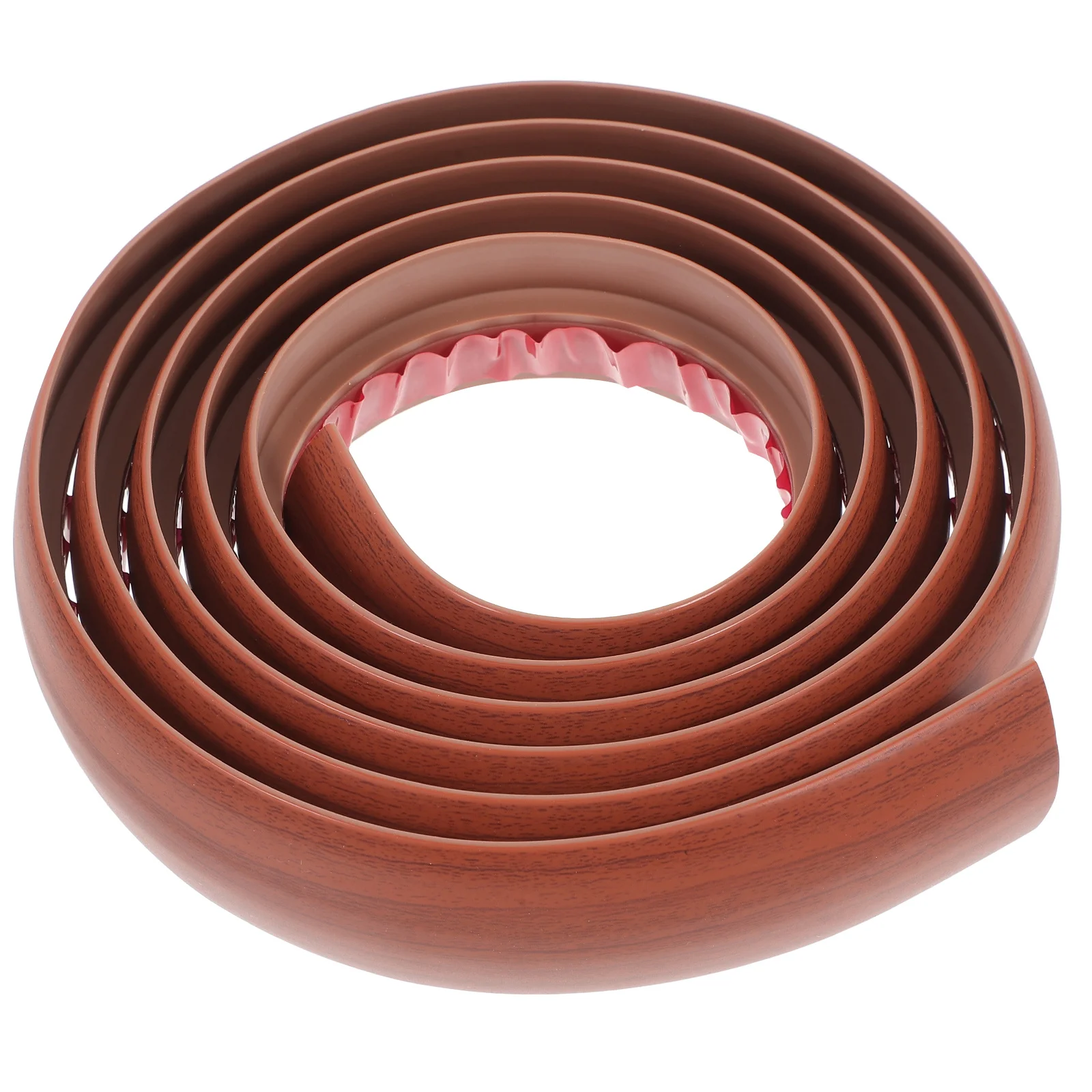 2 متر الخشب الأحمر الحبوب الطابق الانتقال قطاع ذاتية اللصق PVC عتبة متفوقا لمدخل الارتفاع الفجوة 4-6 مللي متر المخفض الشريط