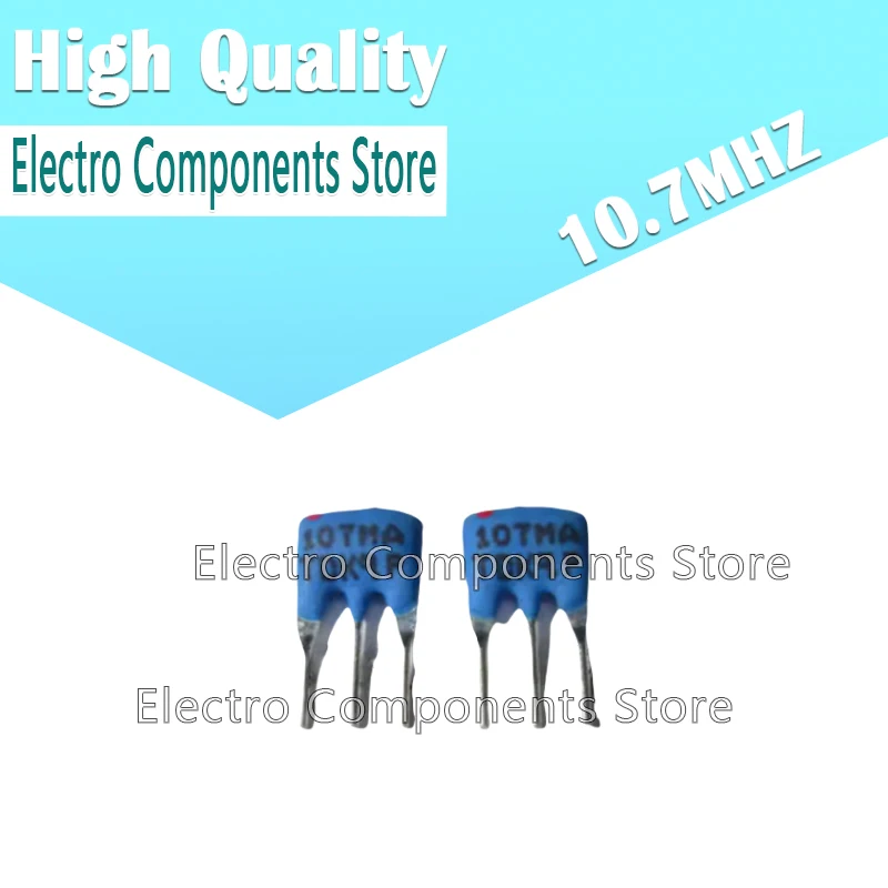 5PCS/Lot 3Pin Throught Hole Ceramic Resonator FFE10.7MA 10.7MHZ 107MA 280K 10.7M Ceramic Filter FFE1070MA13CBL