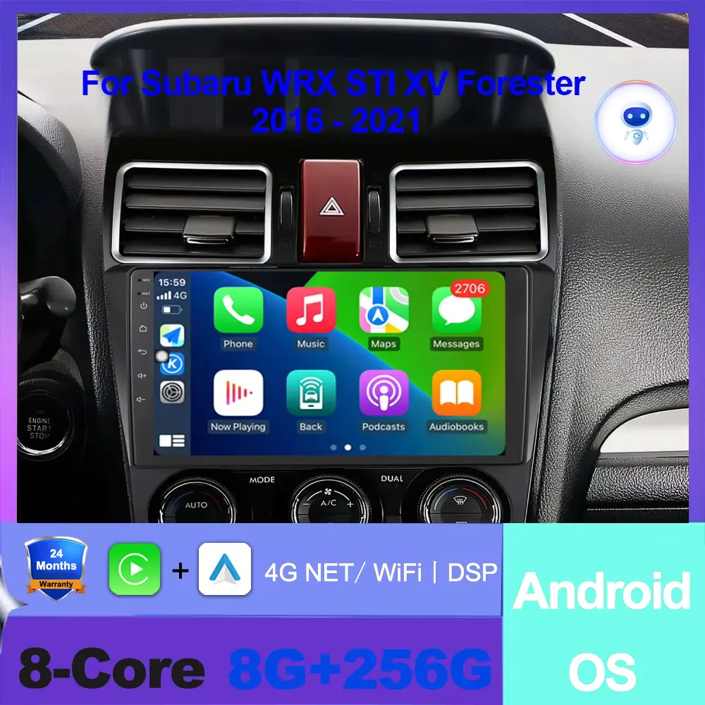 

Car Multimedia Radio For Subaru WRX STI XV Forester 2016 - 2021 Wireless Carplay Android Auto GPS Navigation 4G LTE WiFi Tools