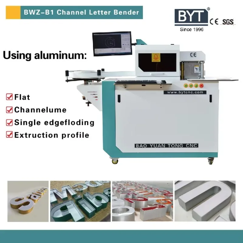 Hot Sale BWZ-B1 Alminum3D Letter Bender Channel Letter Bending Machine For Acrylic Metal Signs Making