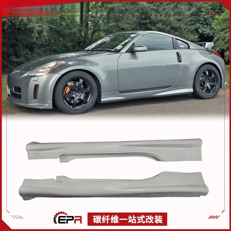 

Для Nissan 350Z Z33 2003-2009 Demon углеродное волокно в стиле Nismo, боковые юбки из смолы, боковой совок