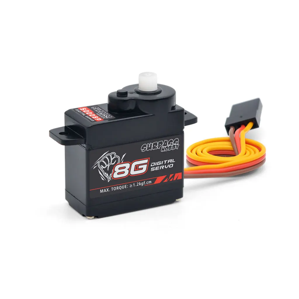 Surpass Hobby 2g 3,7g 4,3g 6g 8g Kunststoff/Metallgetriebe Mini Digital Servo für RC Flugzeug Starrflügel Hubschrauber Drohne Auto Boot Roboter