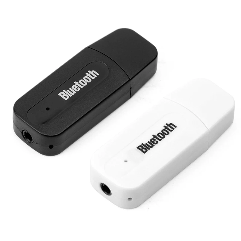 Adaptador USB Bluetooth 2,0 para PC, receptor de música de Audio estéreo inalámbrico, conector auxiliar de 3,5mm para PC, ordenador portátil, auriculares y altavoces