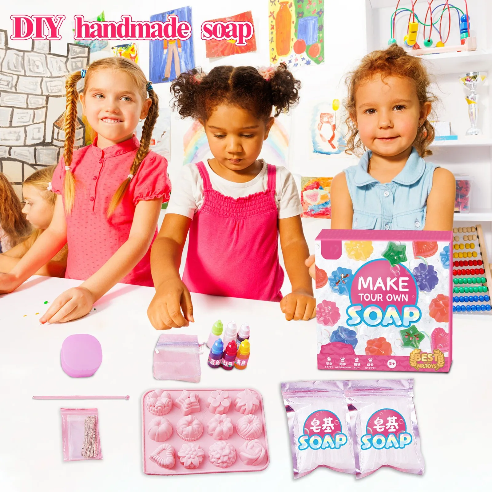 DIY Crystal & Plant Soap Making Kit 5