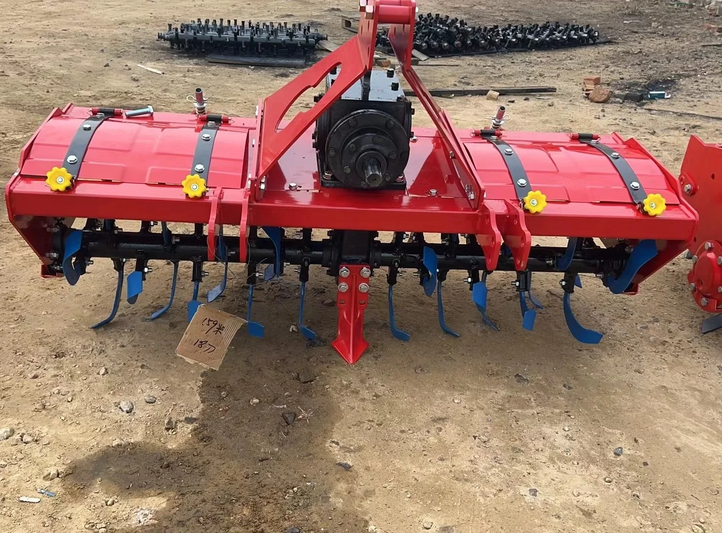 18-20HP four wheel tractor rotavator machinery 1.25 meter wide tractor suspended rotary tiller cultivator agricultural machine