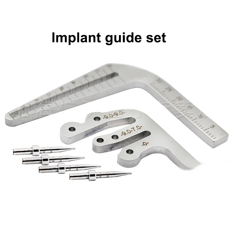 

Dental Implant Guide Set Oral Planting Locator Drilling Positioning Ruler Angle Surgical Tools for Dentists Equipment
