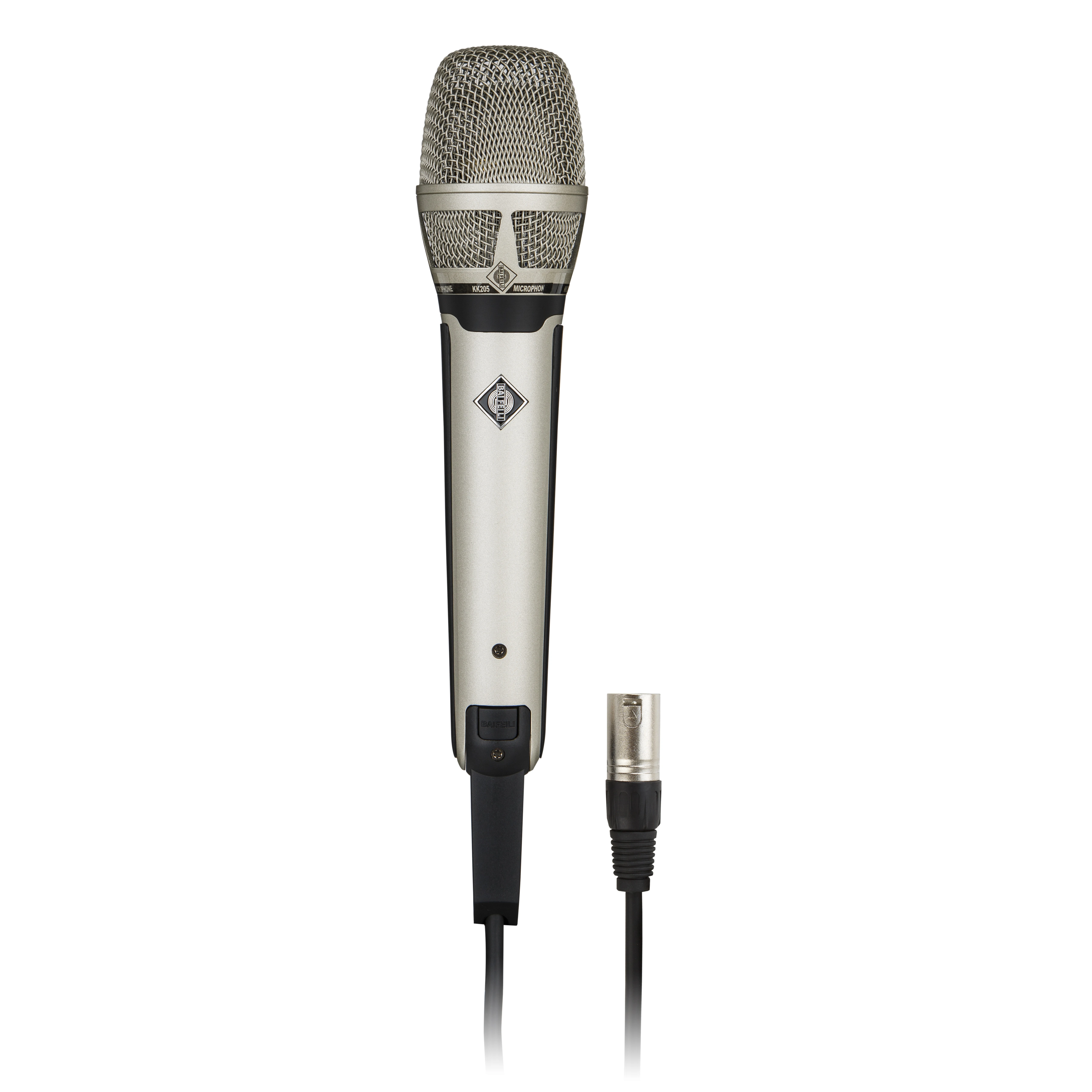 Baifeili Kk205 Handheld Bedrade Microfoon, 34Mm Groot Diafragma Cardioïde Condensator Microfoon Voor Luidsprekers, Karaokemachine, Versterker, Mixer