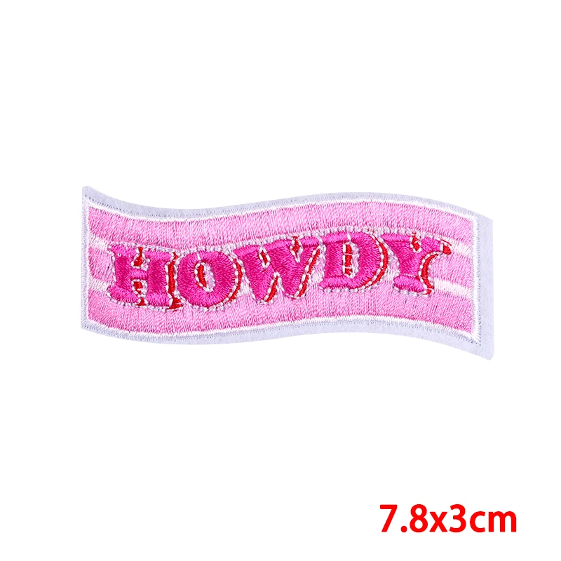 Cartoon Letters Embroidery Patch Sew Applique Iron On Patches For Clothing Thermoadhesive Patches On Clothes DIY Stickers Decor