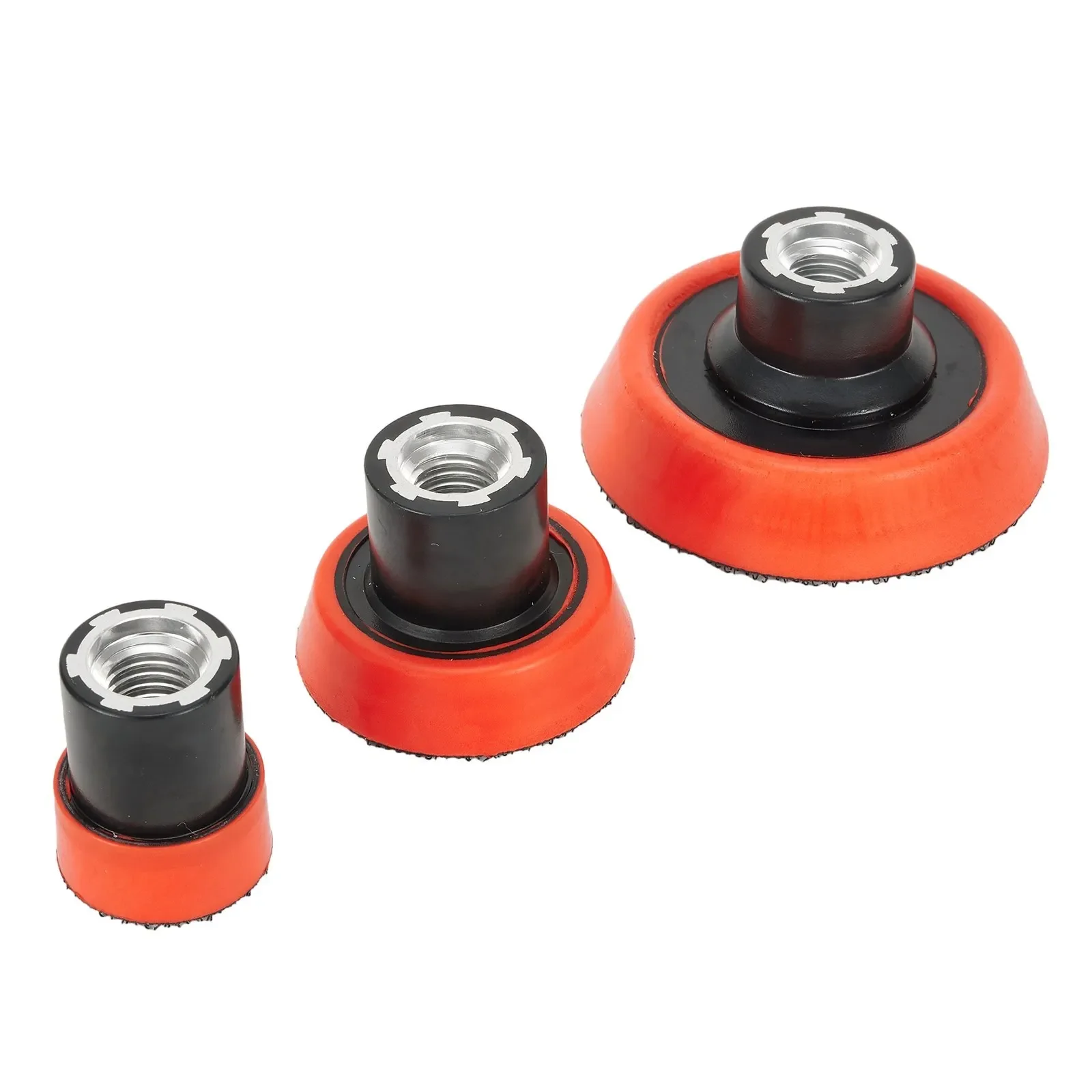 3 pezzi 1/2/3In piastra di supporto Pad di levigatura supporto per tampone di lucidatura cuscinetti in spugna M14 accessori di ricambio per utensili elettrici fai da te per la casa