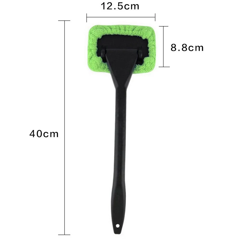 Car Cleaning Wash Brush Tool with Long Handle Car Window Cleaner Washing Kit Windshield Wiper Microfiber Wiper Cleaner Brush