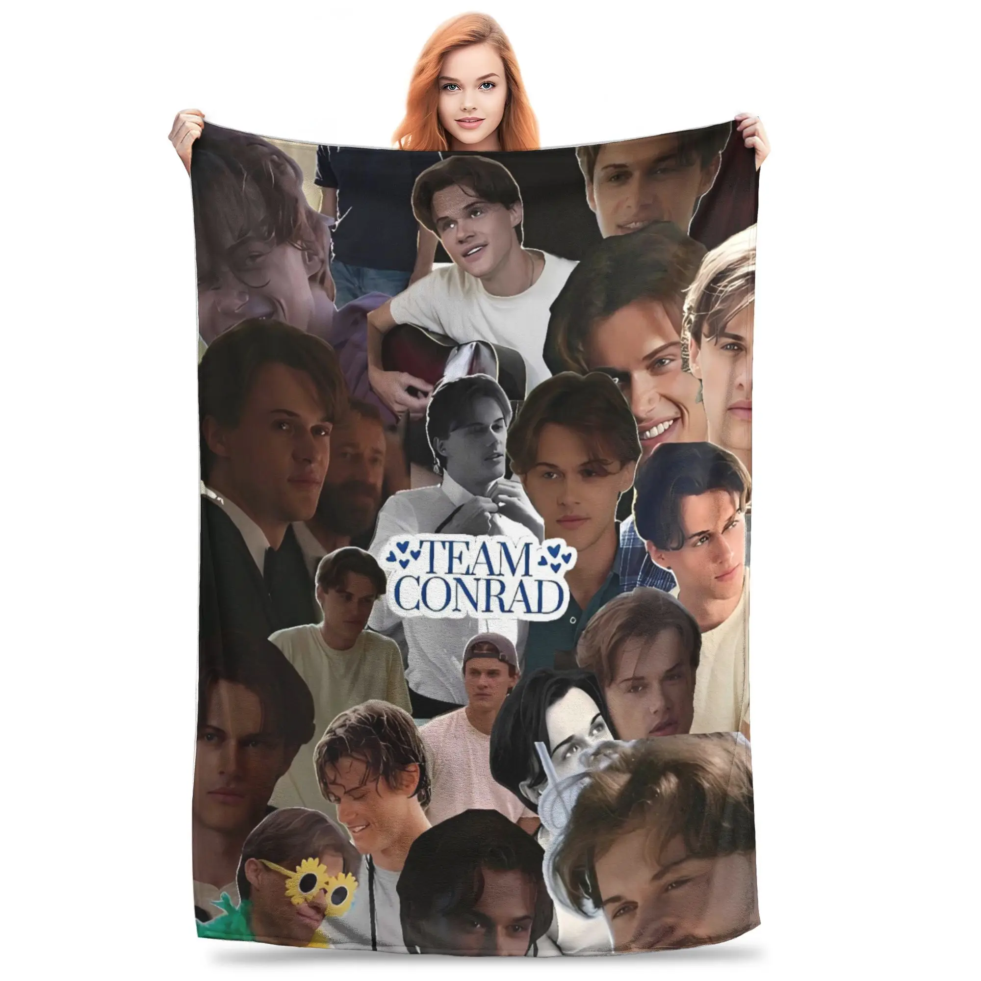 Conrad Fisher The Summer I Turned Pretty Blanket  Warm Soft Plush Throw Blanket For Girls Boys Couch Flannel Bedspread Bed Cover
