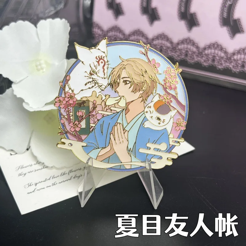 Natsume's Book of Friends Nyanko Sensei Madara Metal Badge Enamel Pin Desk Decor Anime Merch Fan Made