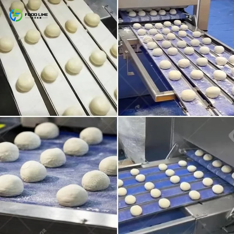 Dough Rounder Divider Machine Durable Automatic Commercial Bakery Equipment for Pizza Dough Cutting Making