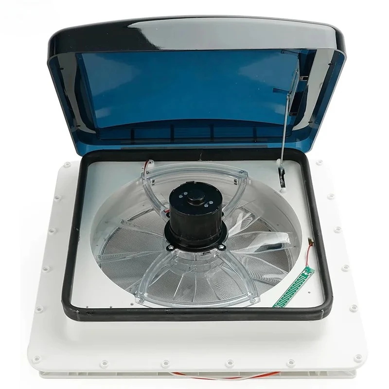 

400*400 Mm 22W Remote10 Speed RoofAir Ventilation Cooling Blower Caravan RV Service Part Car Fan With Rain Sensor