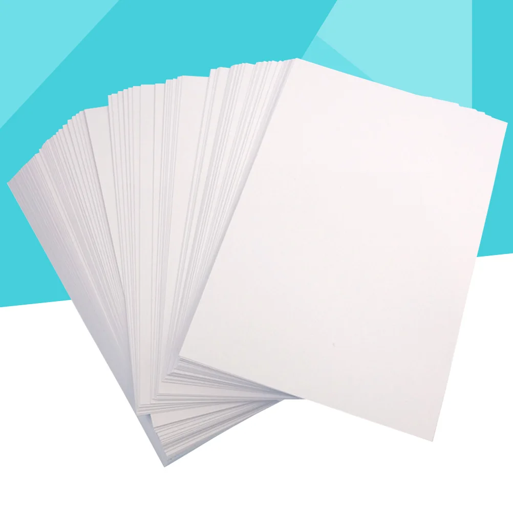 50 Pcs Printing Paper Photo A4 Double Sided Glossy Coated Picture for Printer White