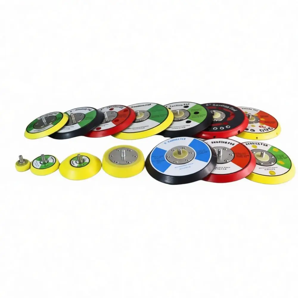 5 Inch Flocked Backing Pad For Qlima Air Orbital Sander Replacement Hook And Loop Polishing Disc Grinding Tool Accessory Parts