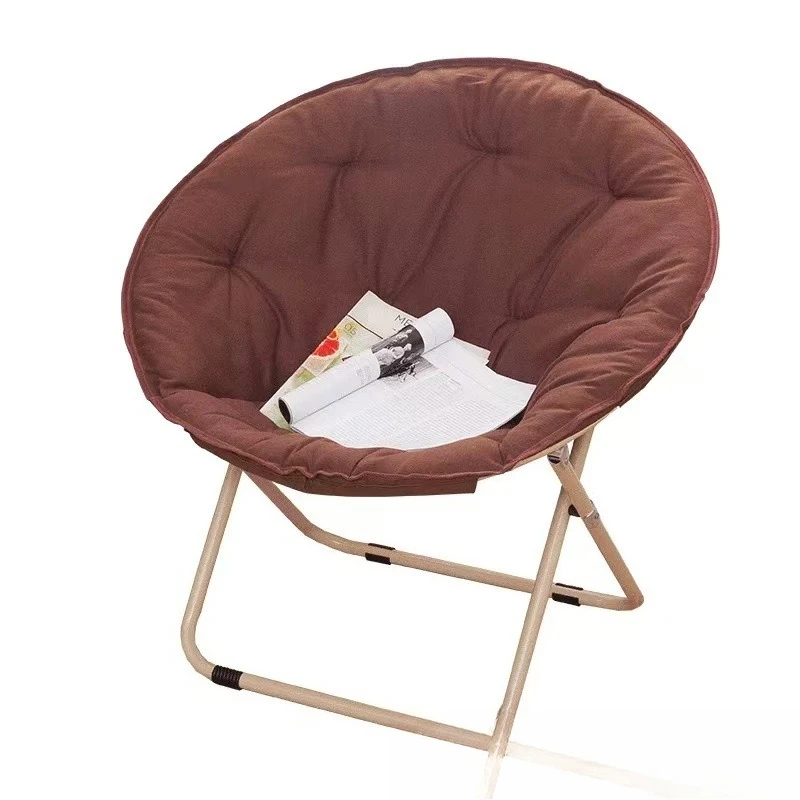 

Adult Moon Sun Lazy Reclining Folding Chair Leisure Student Dormitory Folding Chair