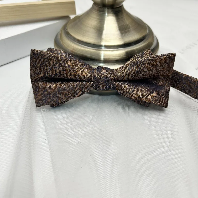 بلون داكن نمط ربطة القوس فيونكة عادية متعددة الاستخدامات طبقة مزدوجة ربطة القوس فيونكة طالب موحدة الملحقات ربطة القوس فيونكة شخصية بسيطة