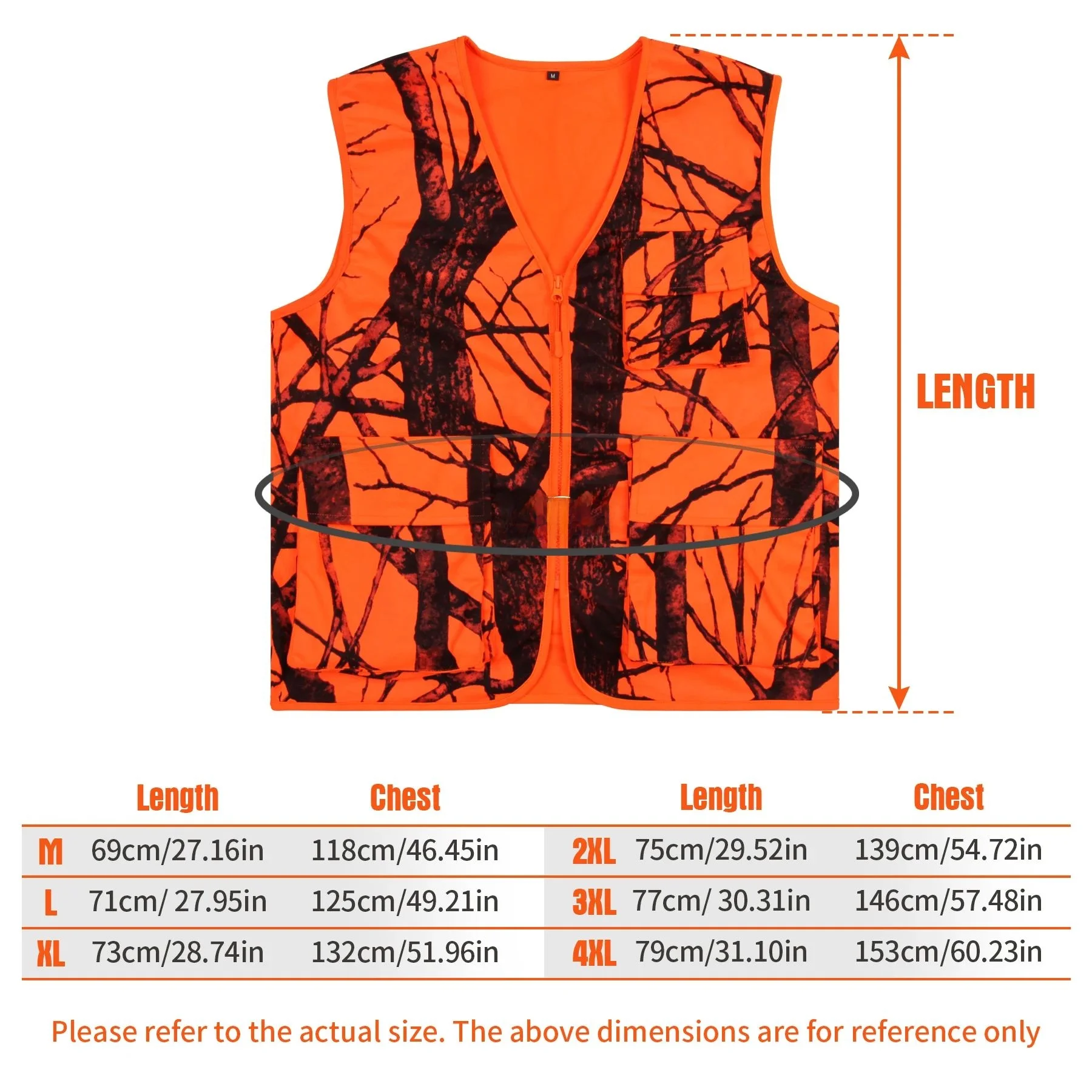 guguluza-m4xl-men's-outdoor-vest-for-hiking-fishing-hunting-high-collar-special-wide-fit-spring-business-casual-youthful-energy