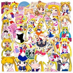 10/30/50pcs Kawaii Sailor Moon Anime Stickers Cute Girls Decorations DIY Diary Phone Stationery Cartoon Graffiti Sticker Decals