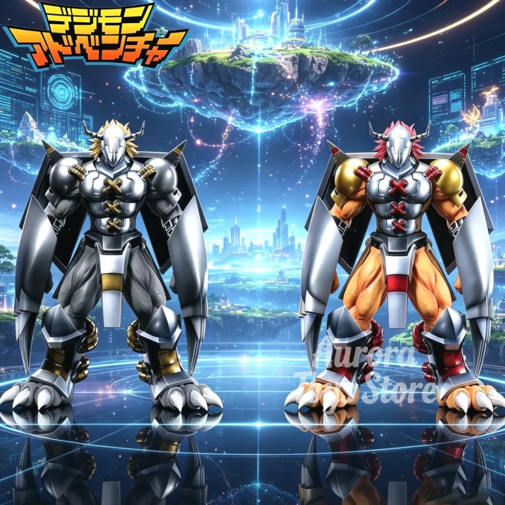 Anime Digimon Adventure Figur, neue Version, War Greymon, Actionfigur, PVC-Sammlermodell, Spielzeug, Geschenk, 21 cm.