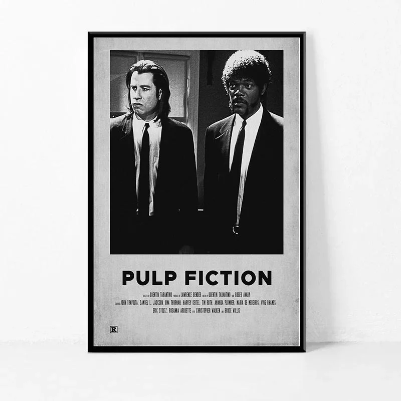 Vintage Movies Posters Black and White Movie Canvas Painting Wall Art Pictures for Living Room Prints Murals Home Decoration