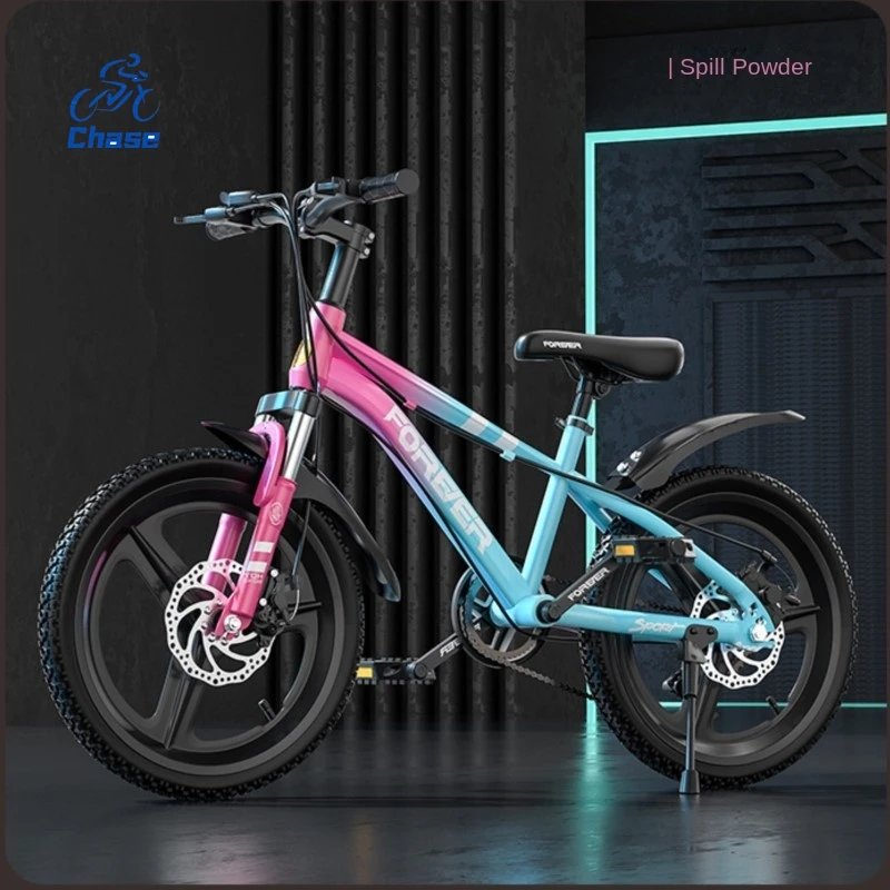 

Chase FOREVER Kids Bike 6-14 Years Old Big Kids Boys Girls Variable Speed Disc Brake Shock Absorption Mountain Student Bike