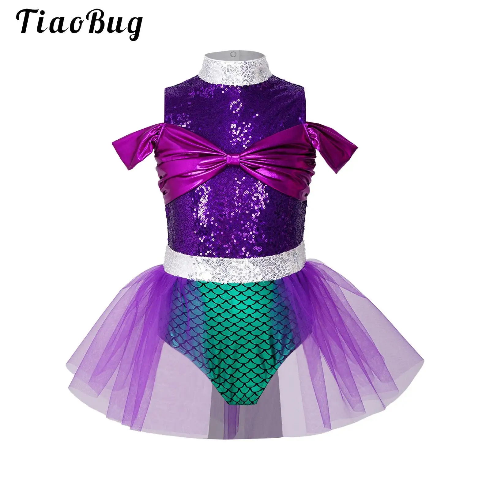 vestido-tutu-de-bale-para-meninas-princesa-sereia-com-escamas-de-peixe-collant-de-ginastica-para-criancas-macacao-com-lantejoulas-e-saia-de-tule-com-laco