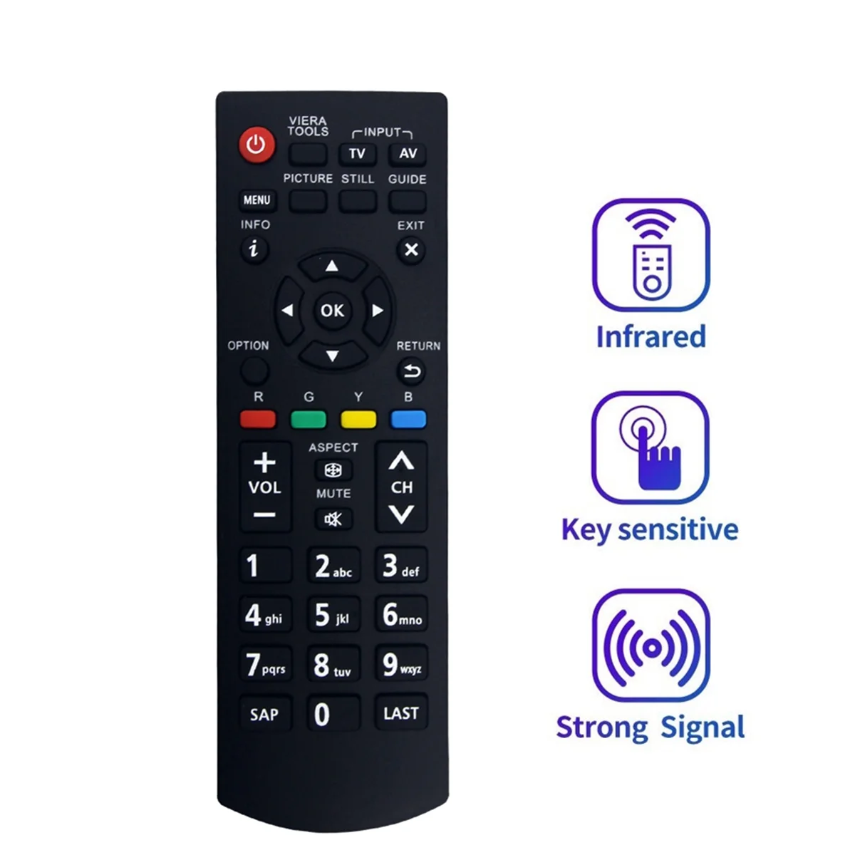 N2QAYB000822 Replace Remote Control for Panasonic Viera TV N2QAYB000820 TC-L22X2